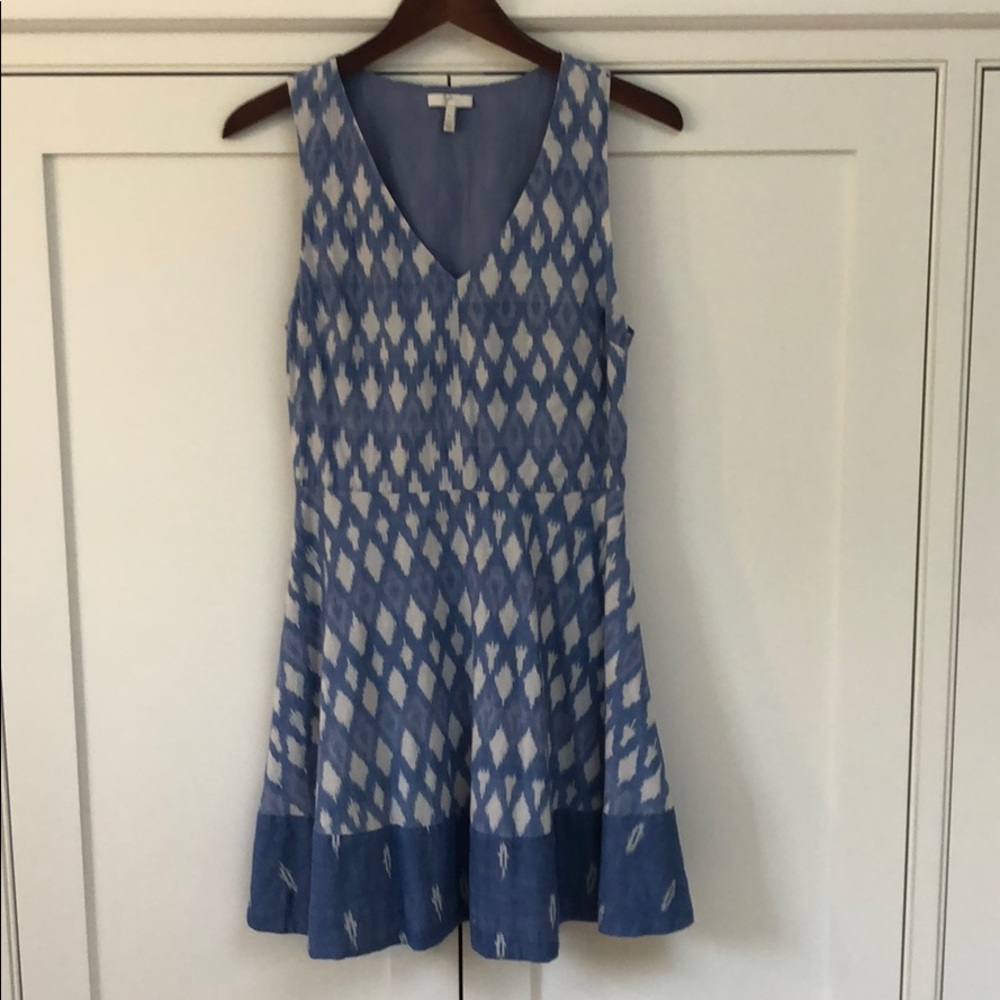Joie Ikat Fit and Flare Dress, Size L